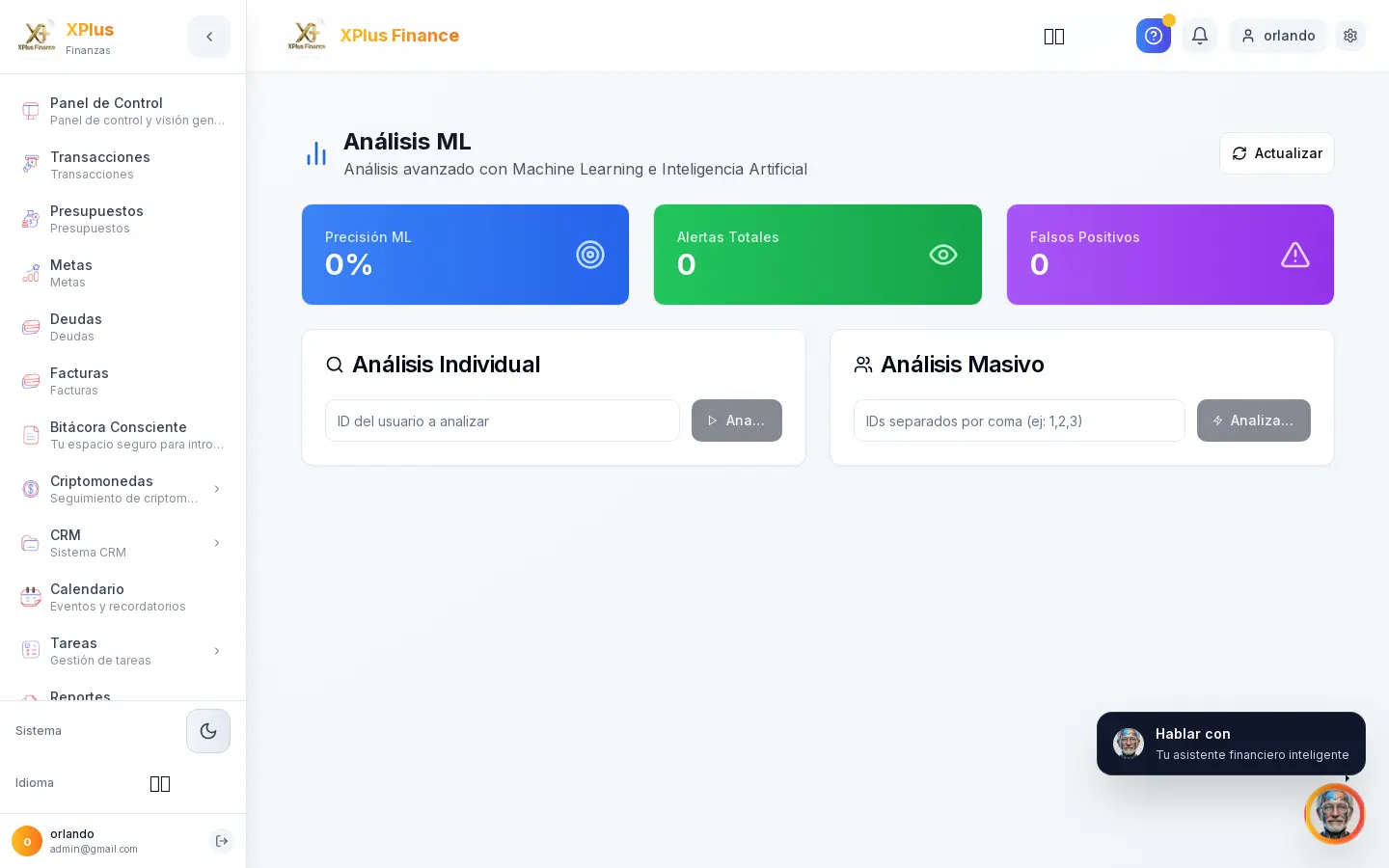 Análisis ML