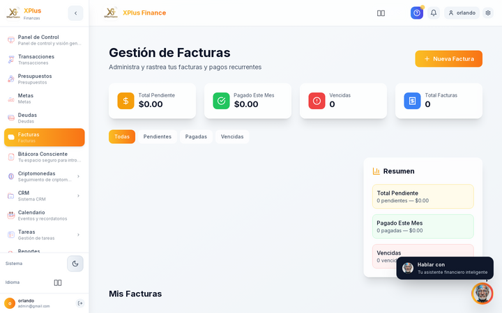 Gestión de Facturas