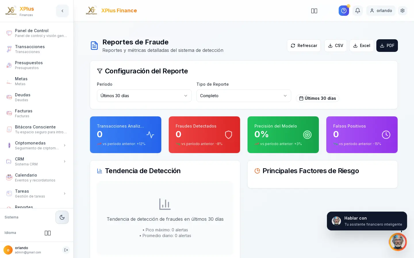 Reportes de Fraude